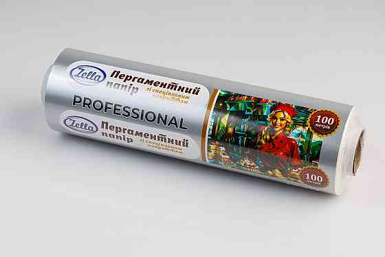 Пергамент для випікання (100 м*28 см) Zella білий силіконовий (1 рул) Харків