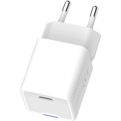 Зарядний пристрій ColorWay GaN Mini 30W PD Port PPS USB-C white (CW-CHS054PD-WT) Вінниця - фото 8