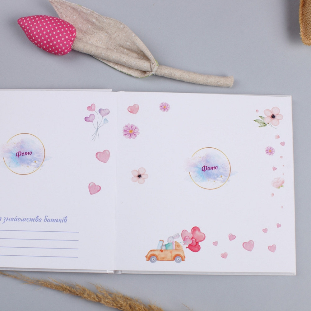 Дитячий альбом у велюровій обкладинці  fotobook-0005 Синій Тернополь - изображение 5