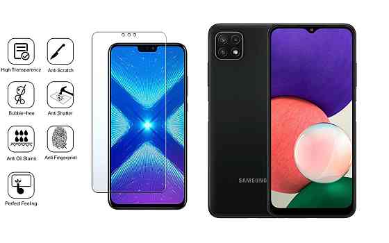 Защитное стекло NeoGlass для Samsung Galaxy A22 5G SM-A226 – ультрапрозрачное и устойчивое Киев