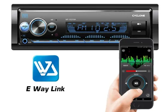 Автомагнітола «Cyclone» MP-1024BA RGB BT/USB+USB Charge/MicroSD/ISO/дод. розєм /ПДУ/Eway Link Вінниця