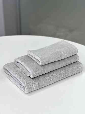 Комплект рушників Ideal Textile Pastel 30х70+50х90+70х140 см 500 г/м2 (56861109) Сірий Чернівці