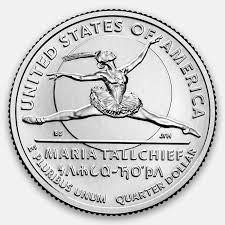 США 25 ЦЕНТІВ 2023 «БАЛЕРИНА МАРІЯ ТОЛИЧИФ» P Полтава - фото 1