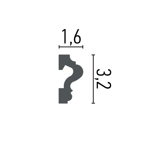 Угловой элемент полиуретановый Grand Decor HCR 502-1 Днепр - изображение 2