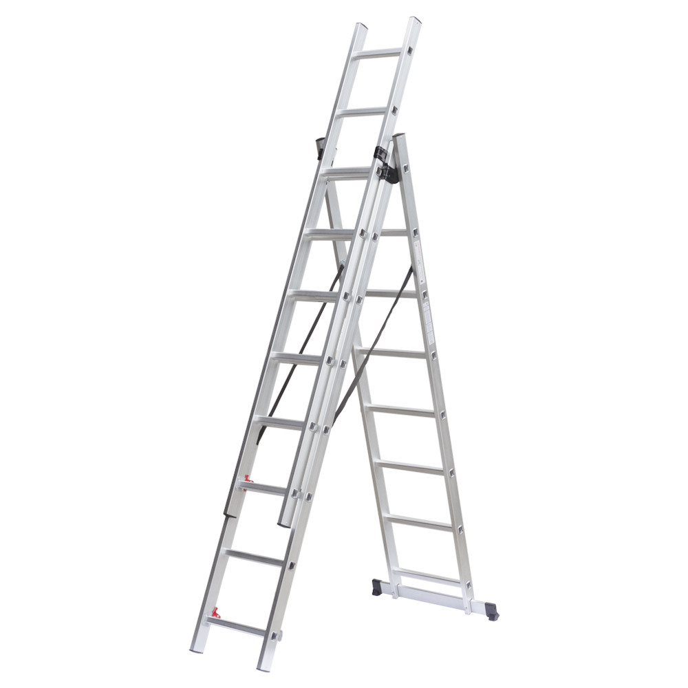 Sigma Лестница раскладывающаяся универсальная 8 ступеней 5.09м SIGMA (5032324) Коломия - фото 1