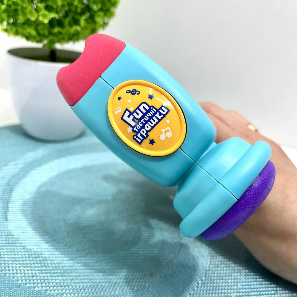 Молоточок розвиваючий Limo Toy музичний українське озвучення Блакитний (FT 0031) Чернігів - фото 4