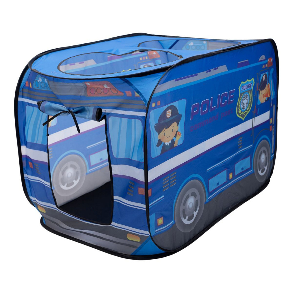 Lugi Дитячий ігровий намет «Поліцейська машина» 110×70×66 см намет для хлопчика Синій HP-S-5NDB Коломыя - изображение 3