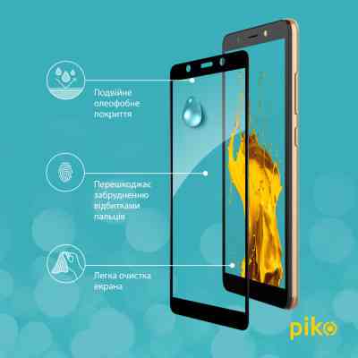 Стекло защитное Piko Full Glue Tecno POP 3 (BB2) (1283126503191) Винница