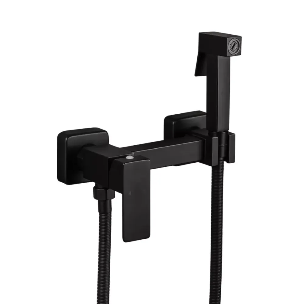 Гігієнічний душ зі змішувачем Frap F7504-6 чорний Київ - фото 1