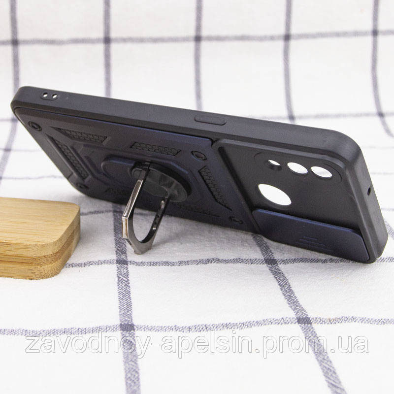 Samsung A05 A055 Чохол протиударний (шторка + кільце) Одеса - фото 3