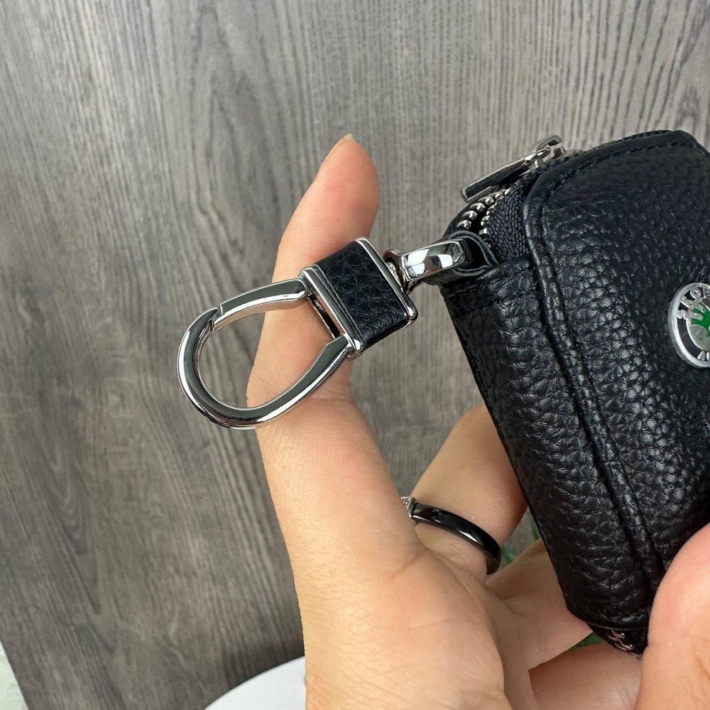 Автомобільний шкіряний чохол брелок для ключів від машини, брелок сигналізації натуральна шкіра Shkoda ( 21484 ) Харків - фото 4