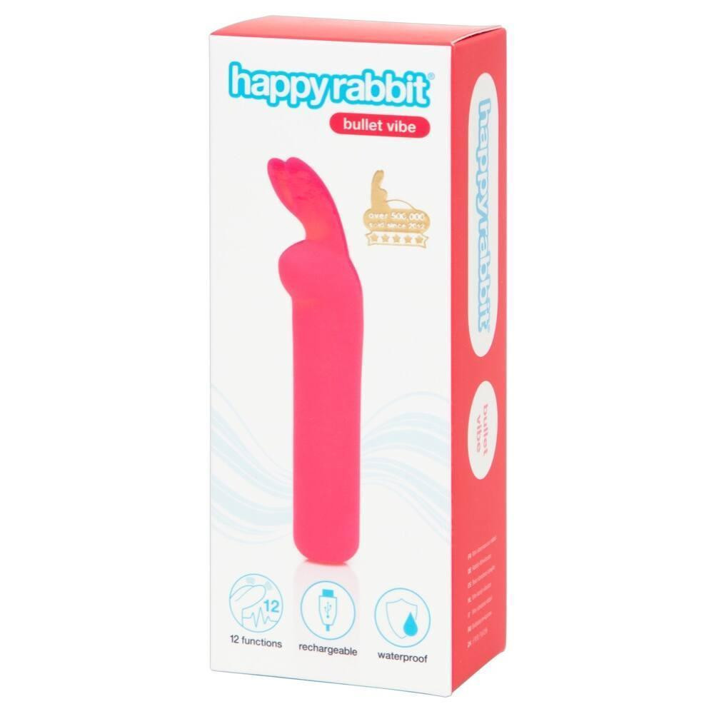 Міні вібратор Happy Rabbit Rechargeable Bullet Pink Sex Aura Київ - фото 5