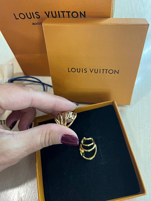 Луї Віттон кафі / Louis Vuitton кафі 2 шт. у позолоті Одеса - фото 3