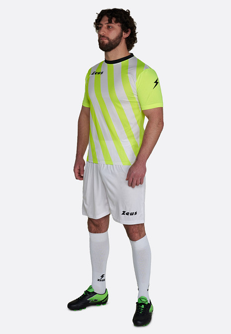 Шорты футбольные Zeus SHORT MIDA NERO Z01264 Вишнёвое - изображение 4