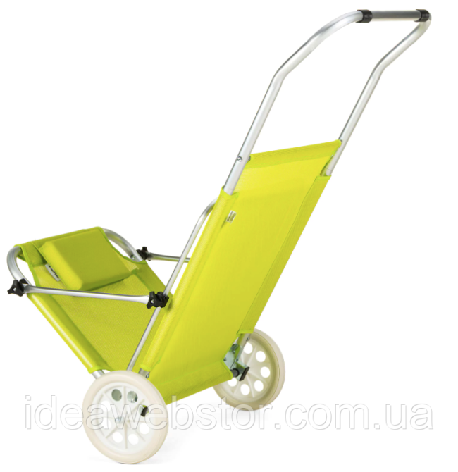 Шезлонг лежак Outtec Sun с козырьком желтый Киев - изображение 7