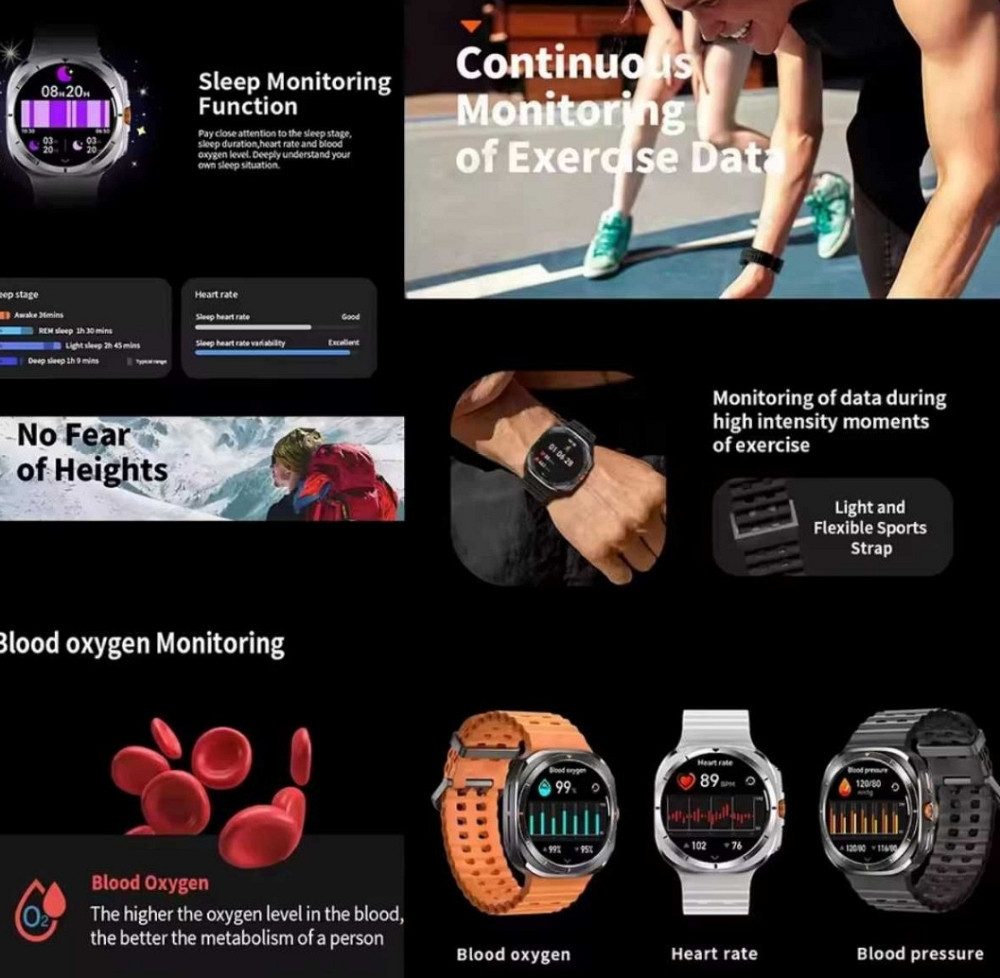 Смарт часы: GALAXY WATCH Z7 ULTRA. Compass. Киев - изображение 6