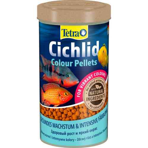Корм Tetra Cichlid Colour для всех цихлид для яркости окраски гранулы 500 мл Киев