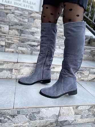 Nivelle Чоботи жіночі NIVELLE сірі замша натуральна зимові 37р. (3889) Коломыя