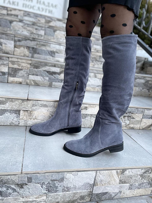 Nivelle Чоботи жіночі NIVELLE сірі замша натуральна зимові 37р. (3889) Коломыя - изображение 3