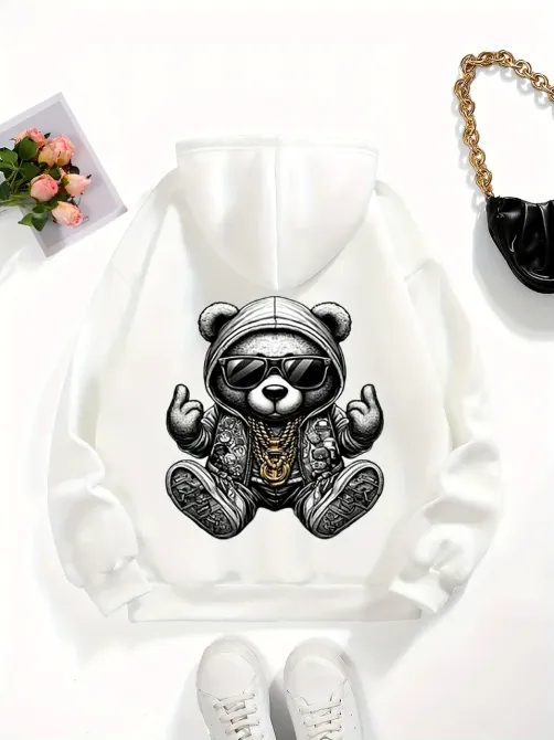 Худі жіноче, світшот білий, модна толстовка 2700265359 розмір 42 Дніпро - фото 1