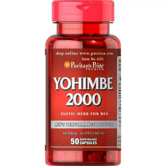 Йохимбе Puritan's Pride Yohimbe 2000 mg 50caps Луцк