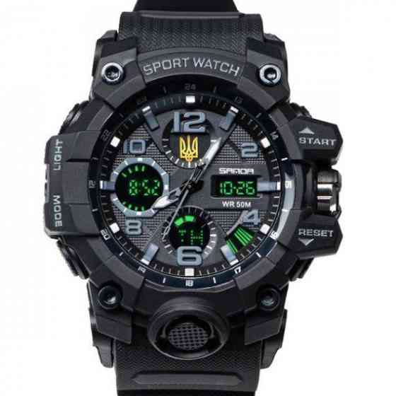 Годинники чоловічі наручні Sanda Peremoga (Чорний) Київ