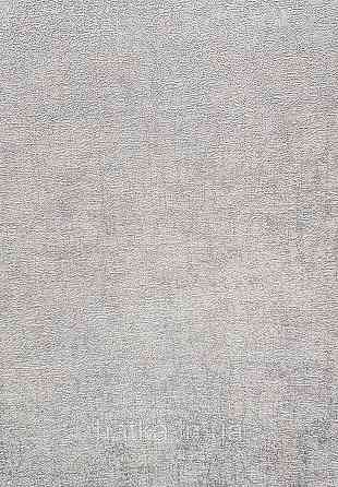 Шпалери вініл на флізеліні гарячого тиснення DU&KA Natura1.06х10 під штукатурку світло-сірі зі сріблом Київ