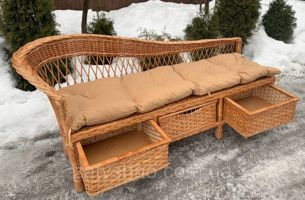 Кушетка плетеная из лозы Киев - изображение 3