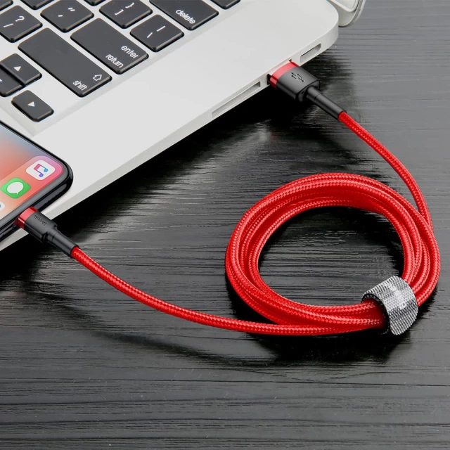 Кабель Baseus Cafule Cable USB For Lightning 1.5A 2m Red+Red Киев - изображение 8