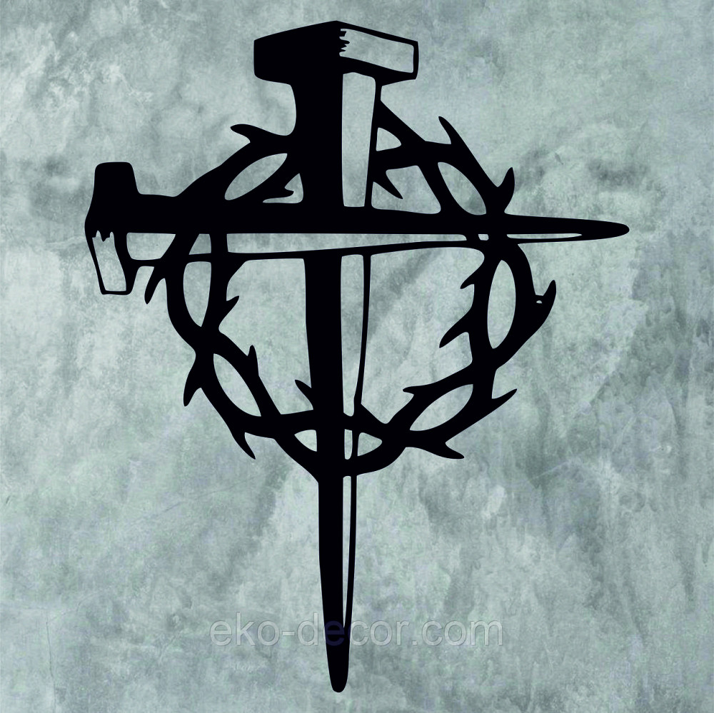 Декоративне настінне Панно «Хрест», Декор на стіну Київ - фото 7