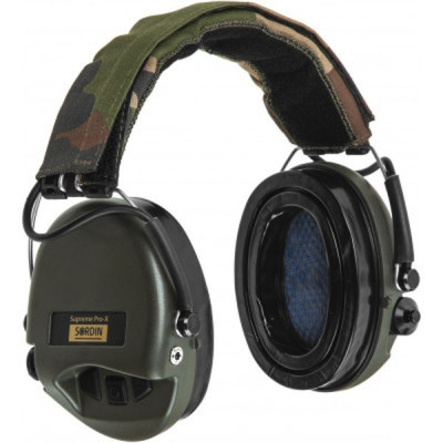 Навушники для стрільби Sordin Supreme Pro X LED Olive (75302-X-07-S) Вінниця - фото 2