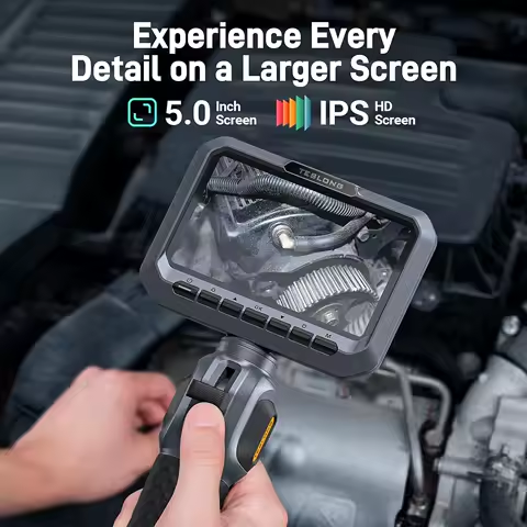 Ендоскоп автомобільний Teslong TD300Р 5.5 мм (1 камера) 1.5 м 5 дюймів екран Вінниця - фото 6