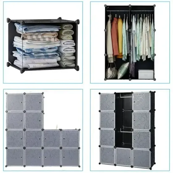 Пластиковый складной шкаф Storage Cube Cabinet 12 секций Коломия