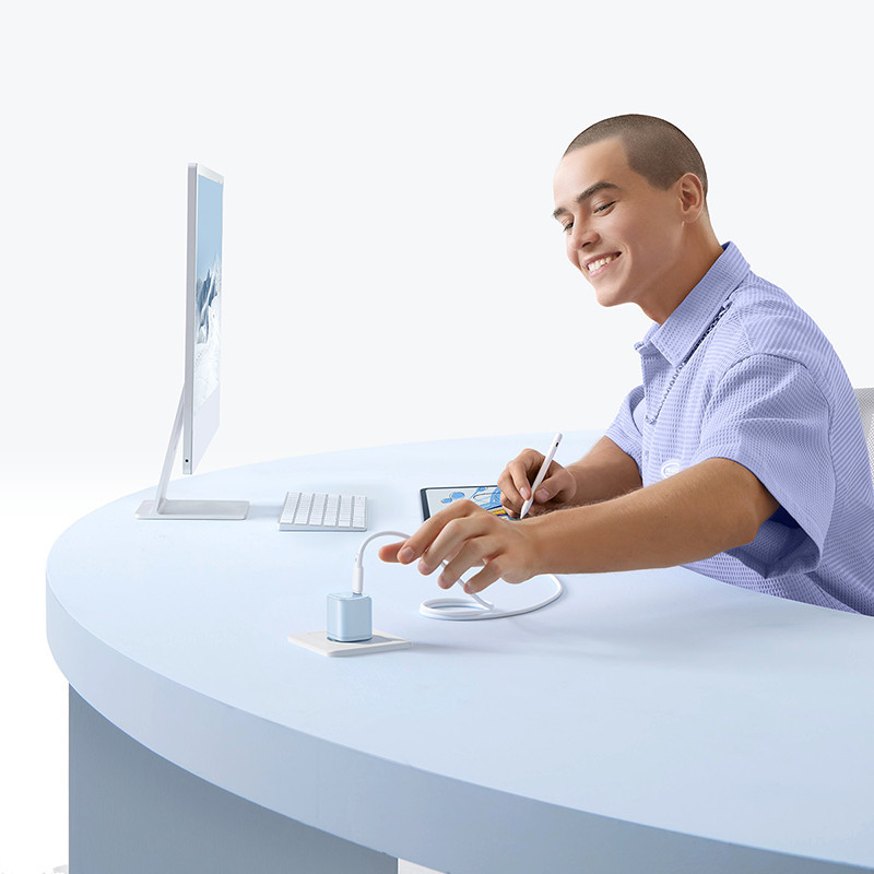 Зарядное устройство Baseus PicoGo 45W Galaxy Blue Киев - изображение 2