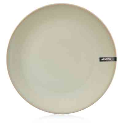 Тарелка Ardesto Lecco Сіра 27 см Обідня (AR2927LRG) Винница