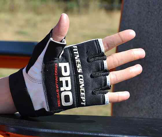 Рукавички для фітнесу Power System PS-2300 Fitness Black/White XL Луцьк