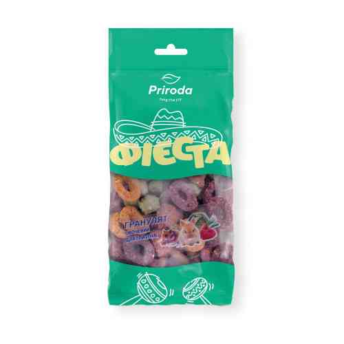 Ласощі Природа Фієста Гранулят овочевий для гризунів асорті 100 г Київ