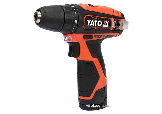 Шуруповерт компактний акумуляторний YATO: Li-Ion 12 В, 2 Агод, крутн.мом.- 30 Нм, патрон Ø≤10 мм [5] Одесса