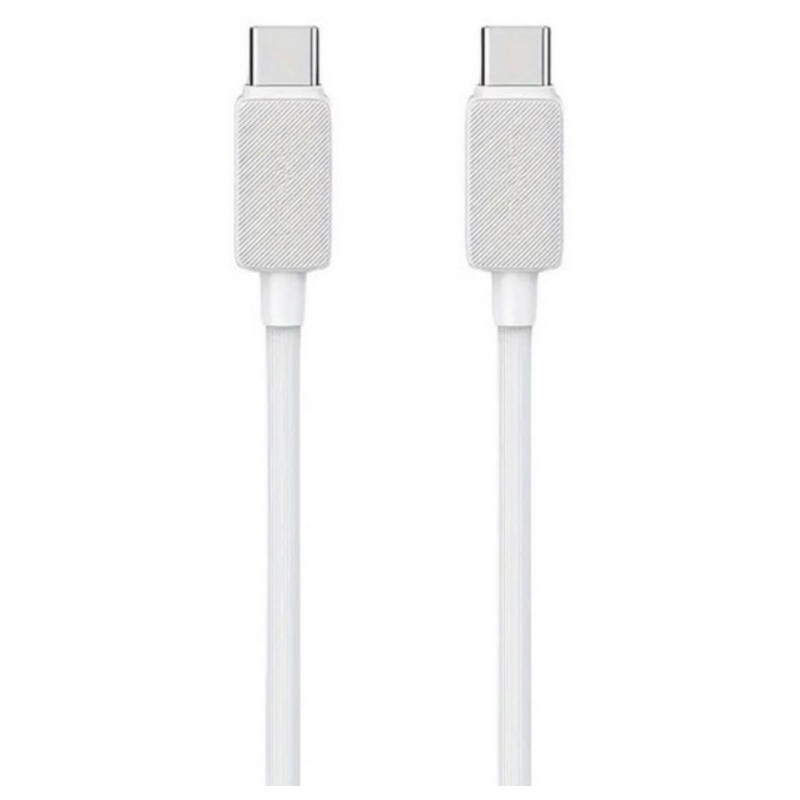 Кабель Usams 60W Type-C до Type-C 2м білий Київ - фото 1