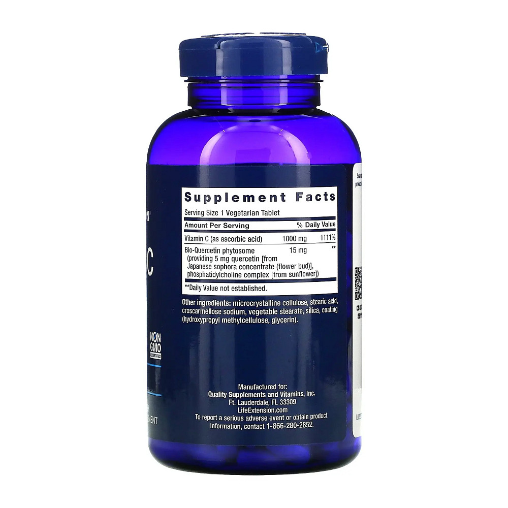 Vitamin C and Bio-Quercetin Phytosome - 250 tabs Луцк - изображение 2