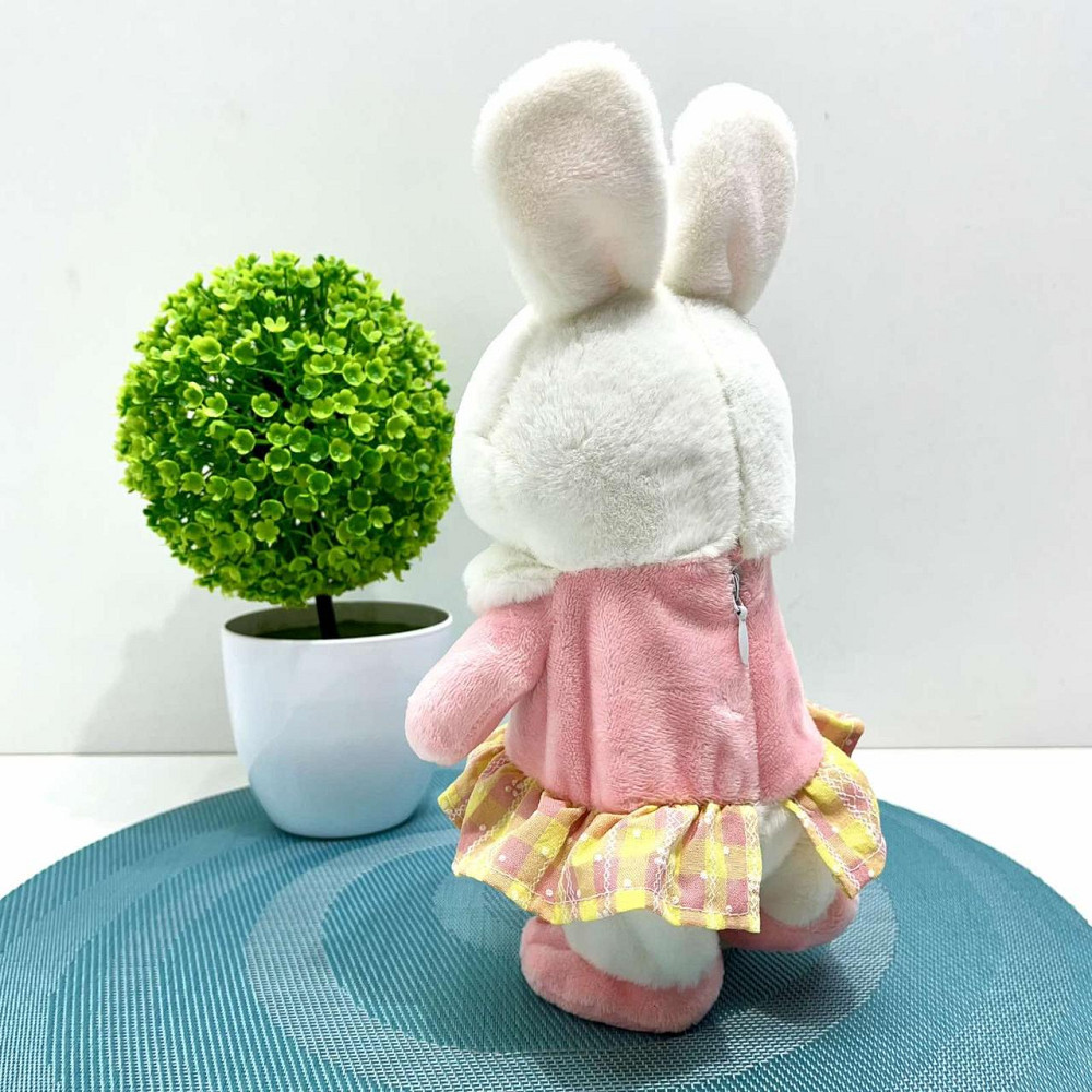 Іграшка Зайчика Музична ходить повторюшка Рожева (777-2) Чернігів - фото 6