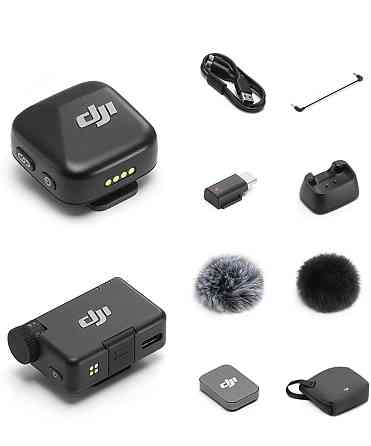 Беспроводной микрофон DJI Mic Mini 1TX + 1 RX Type-C для iPhone Android Action 5 Pocket 3 Киев
