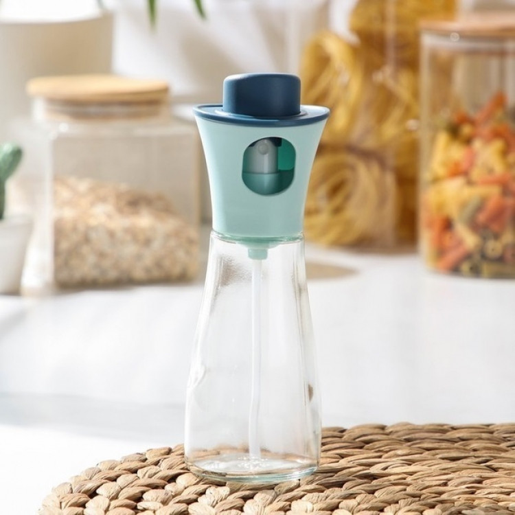 Пляшка для олії 180мл з розпилювачем для оливкової олії, соєвого соусу, вина, оцту Вінниця - фото 1