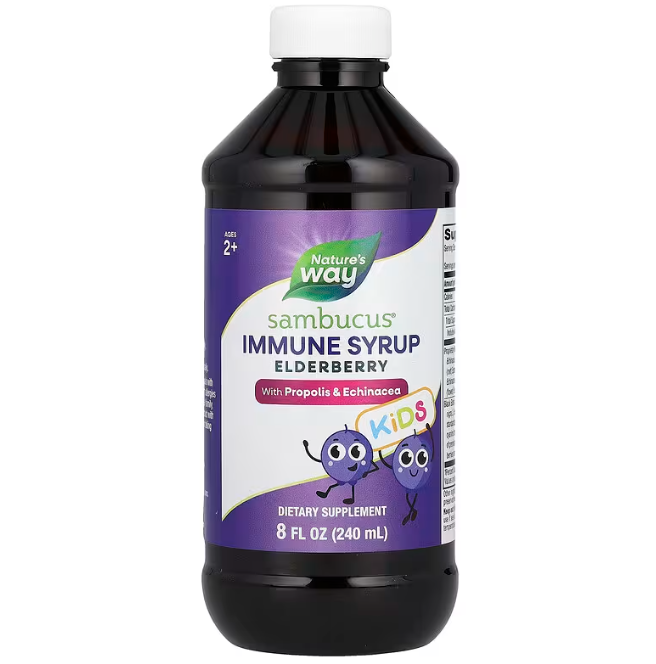 Сироп для імунітету дітей Nature's Way Sambucus For Kids 240 мл Київ - фото 3