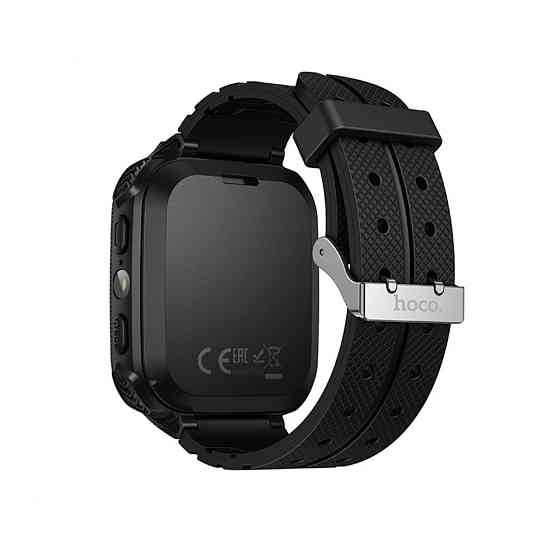 Детские смарт-часы HOCO Y105A 36mm. 400 mAh. children phone watch Black (rus версія) Киев