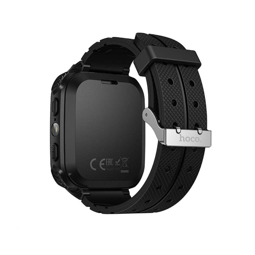 Детские смарт-часы HOCO Y105A 36mm. 400 mAh. children phone watch Black (rus версія) Киев - изображение 4