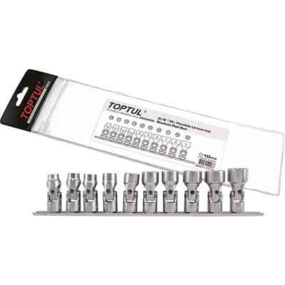Набор головок Toptul с карданом на планке 12-гр. 3/8