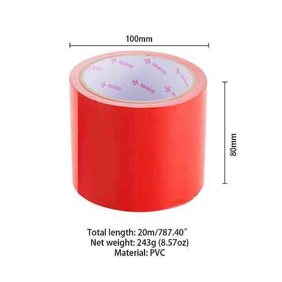 Скотч для бондажу LOCKINK SEVANDA Electrostatic Tape, червона, 16 м Sex Aura Київ