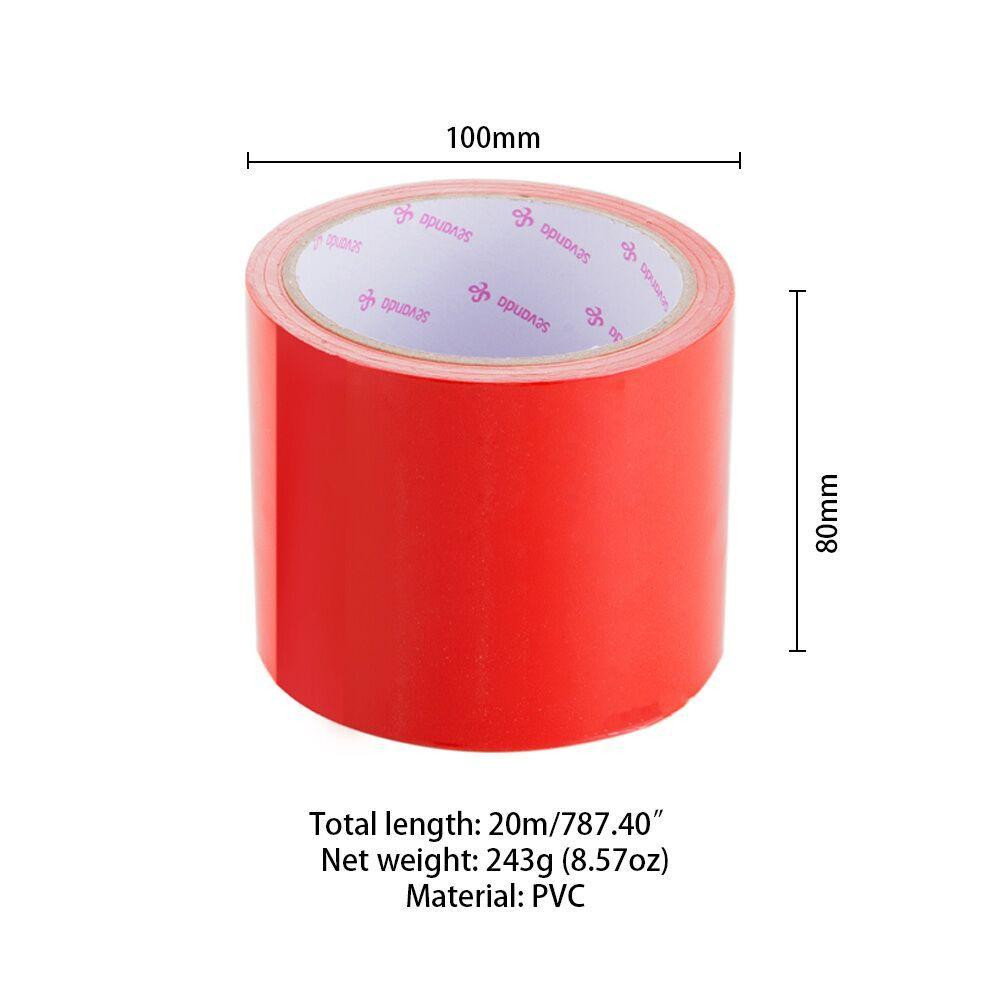 Скотч для бондажу LOCKINK SEVANDA Electrostatic Tape, червона, 16 м Sex Aura Київ - фото 2