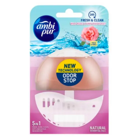 Туалетний блок Ambi Pur 5in1 Роза Львів